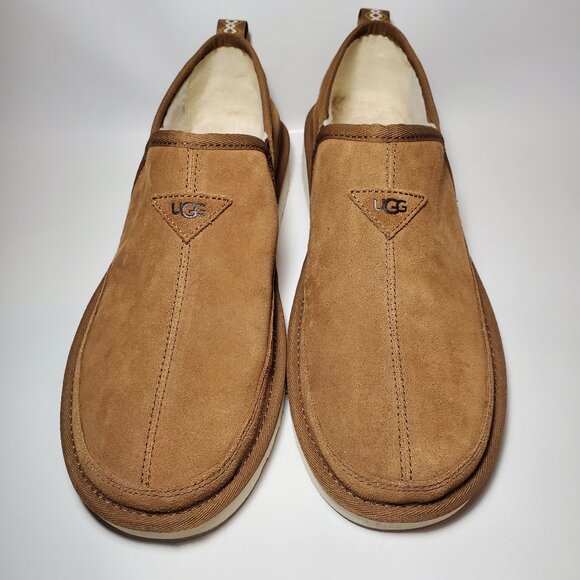 LIKE-NEW UGG Men’s Romeo Size 13 Boot Chestnut Slipper Shoe - Picture 7 of 11